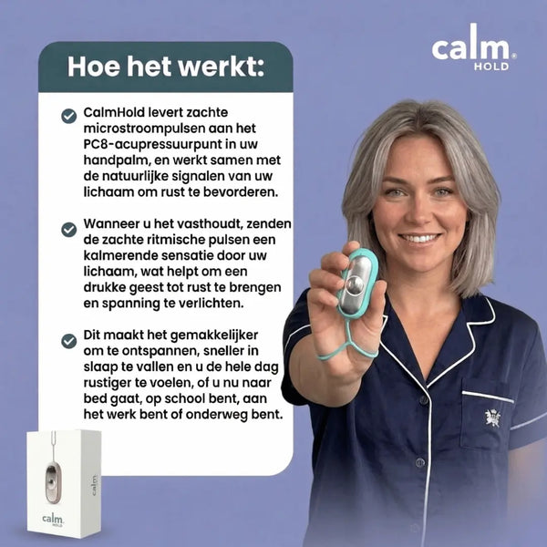 CalmHold | Jouw persoonlijke rustmoment, gewoon in je hand.